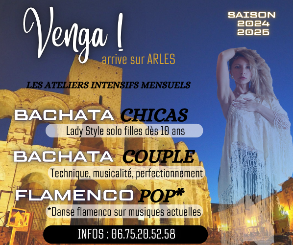 Bachata Flamenco Arles La Balandra danse cours