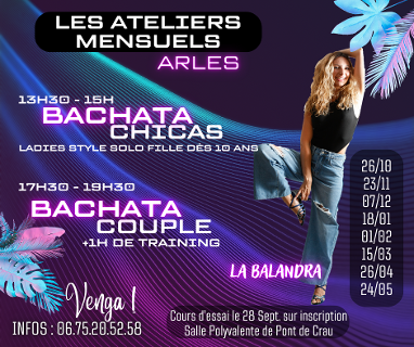 bachata Arles danse enfants adulte